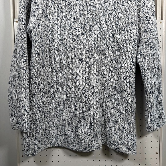 Coldwater Creek Sweater Womens Blue Wool Knit Oversized Pullover - Large (14) - Picture 7 of 14